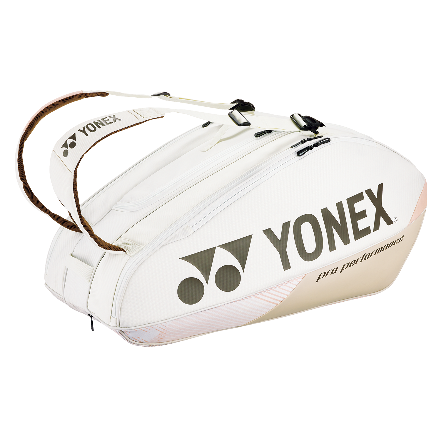 Yonex Pro 9-Racquet Bag (Sand Beige)