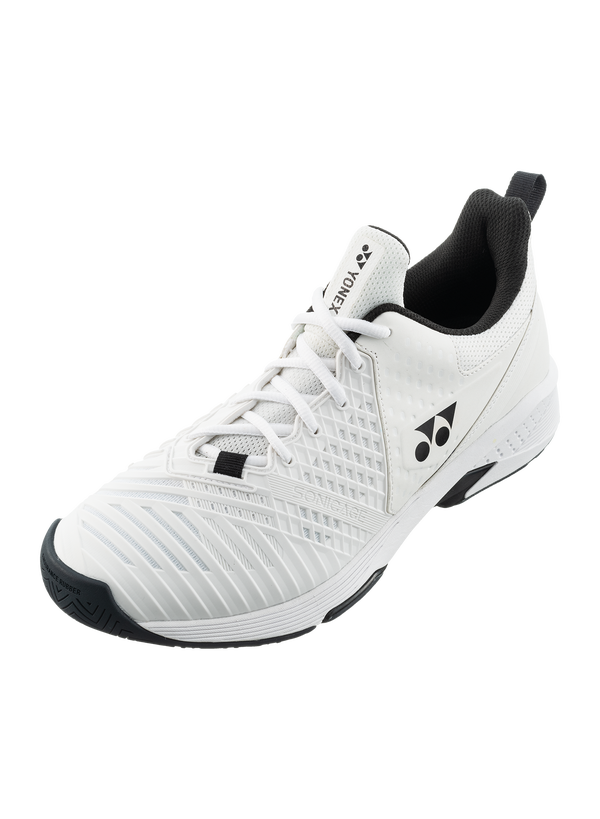 Yonex Men's Sonicage 3 PLUS 4E (White/Black)