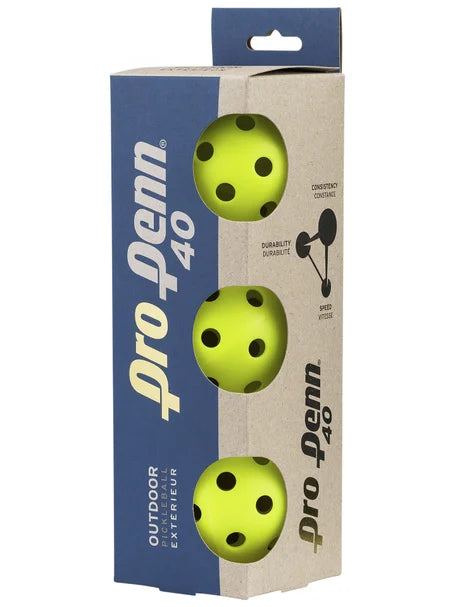 Pro Penn 40 Outdoor Pickleball Balls