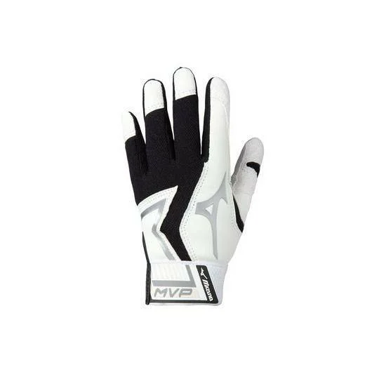 New Mizuno Youth Black MVP Batting Gloves TeeBall