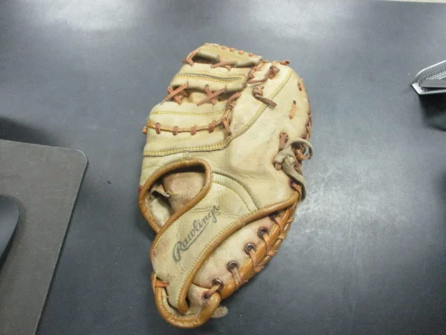 Vintage Rawlings Gene Tenace Leather First Base Glove