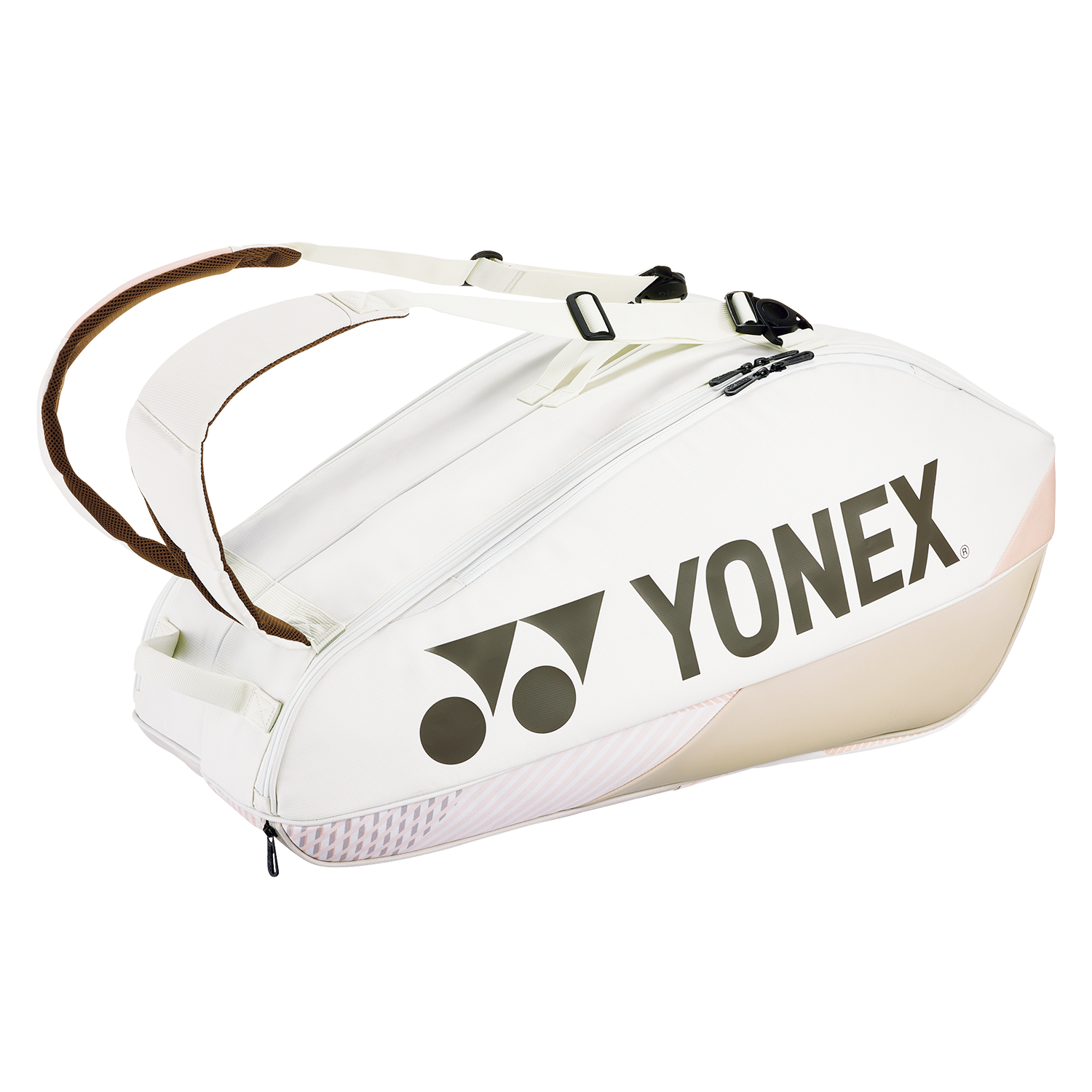 Yonex Pro 6-Racquet Bag (Sand Beige)