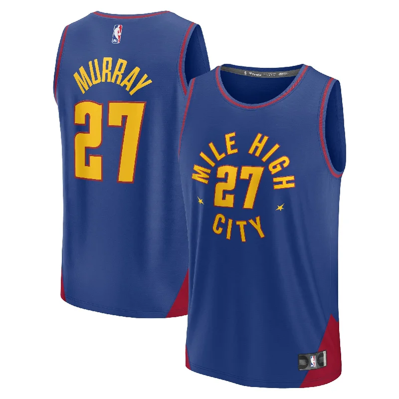 Jamal Murray Denver Nuggets Branded Youth Fast Break Player Basketball Jersey - Statement Edition - Blue