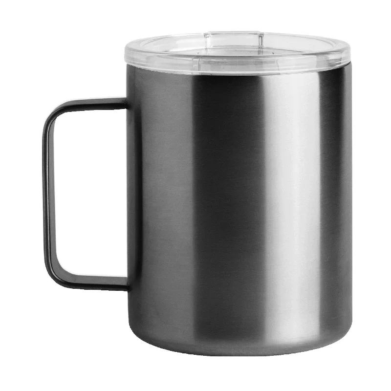 Plain Black 15oz Stainless Mug