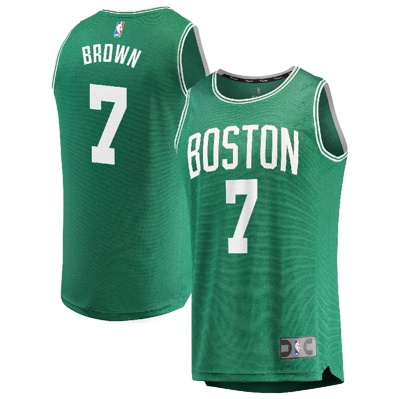 Jaylen Brown Boston Celtics Branded Youth Fast Break Player Basketball Jersey - Icon Edition - Kelly Green