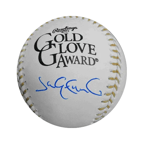 Jim Edmonds Autographed Gold Glove Official Major League Baseball (JSA)