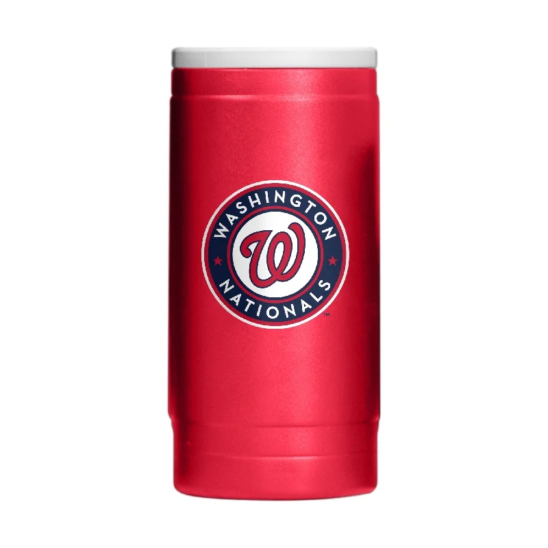 Washington Nationals Flipside Powder Coat Slim Can Coolie