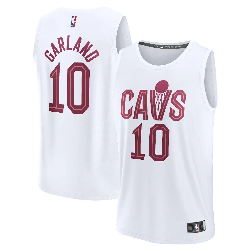 Darius Garland Cleveland Cavaliers Branded Youth Fast Break Player Basketball Jersey - Association Edition - White