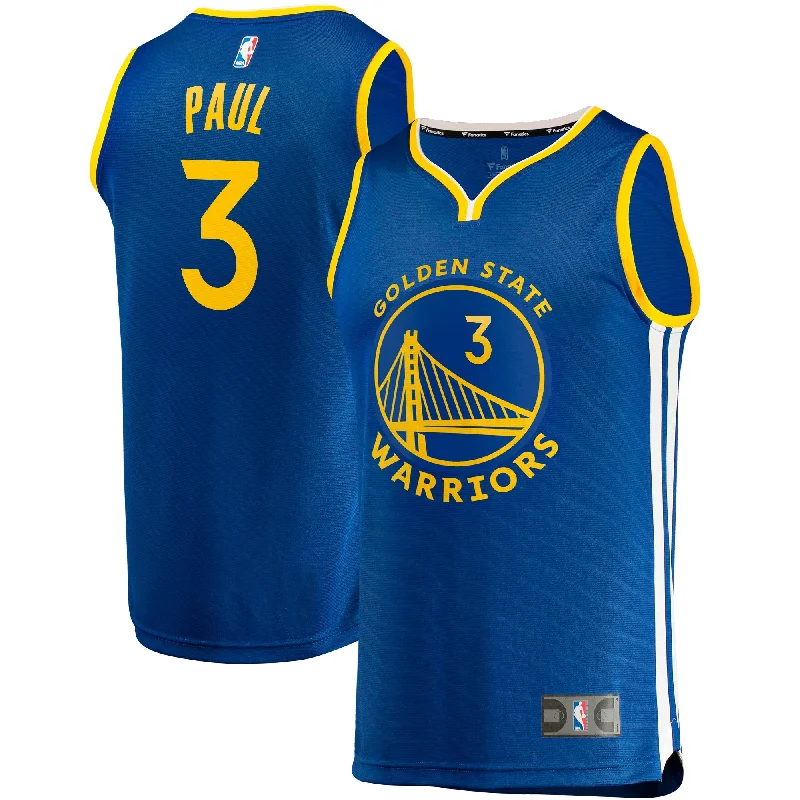 Chris Paul Golden State Warriors Branded Youth Fast Break Player Basketball Jersey - Icon Edition - Royal