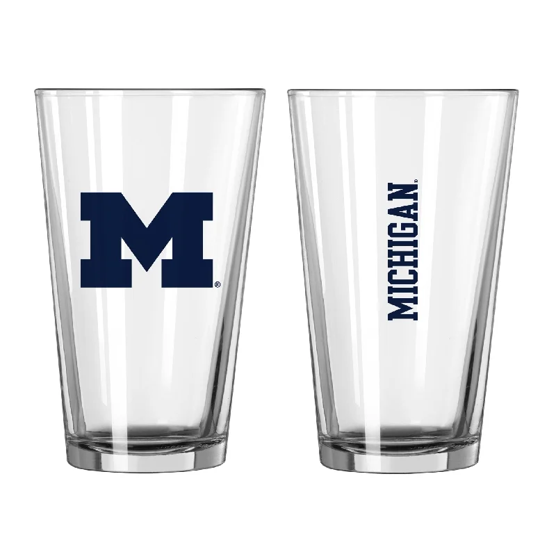 Michigan 16oz Gameday Pint Glass