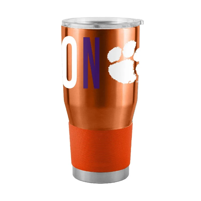 Clemson 30oz Overtime Stainless Tumbler