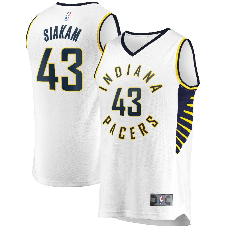 Pascal Siakam Indiana Pacers Branded Youth Fast Break Player Basketball Jersey - Association Edition - White