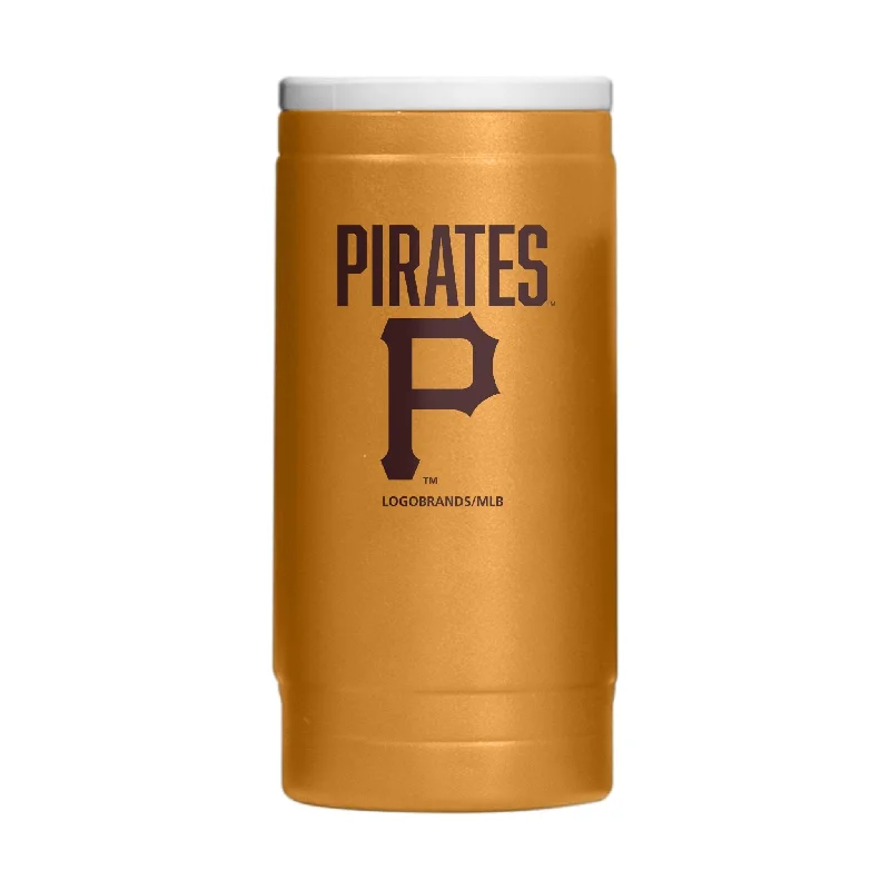 Pittsburgh Pirates Huddle Powder Coat Slim Can Coolie