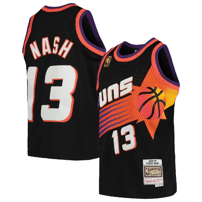 Steve Nash Phoenix Suns Youth 1996-97 Hardwood Classics Swingman Throwback Basketball Jersey - Black