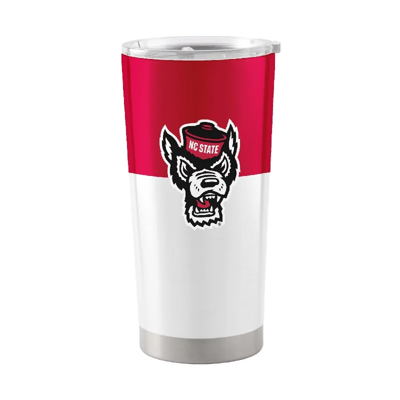 NC State 20oz Colorblock Stainless Tumbler