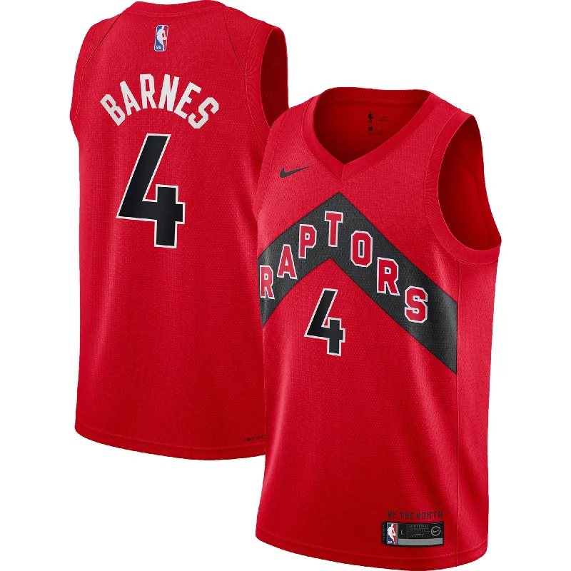 Scottie Barnes Toronto Raptors Youth Swingman Basketball Jersey - Icon Edition - Red