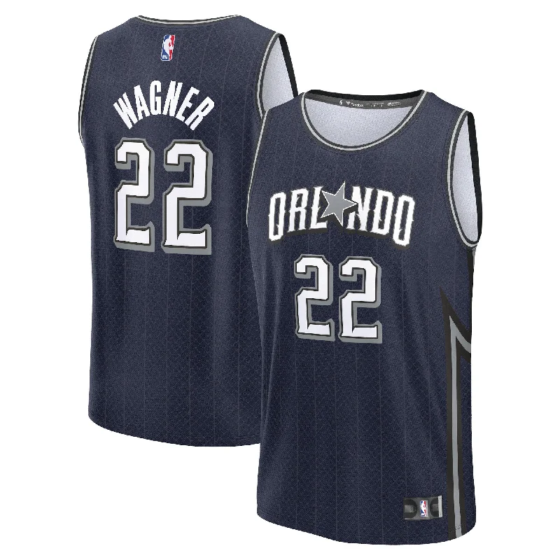 Franz Wagner Orlando Magic Branded Youth Fast Break Basketball Jersey - Navy - City Edition