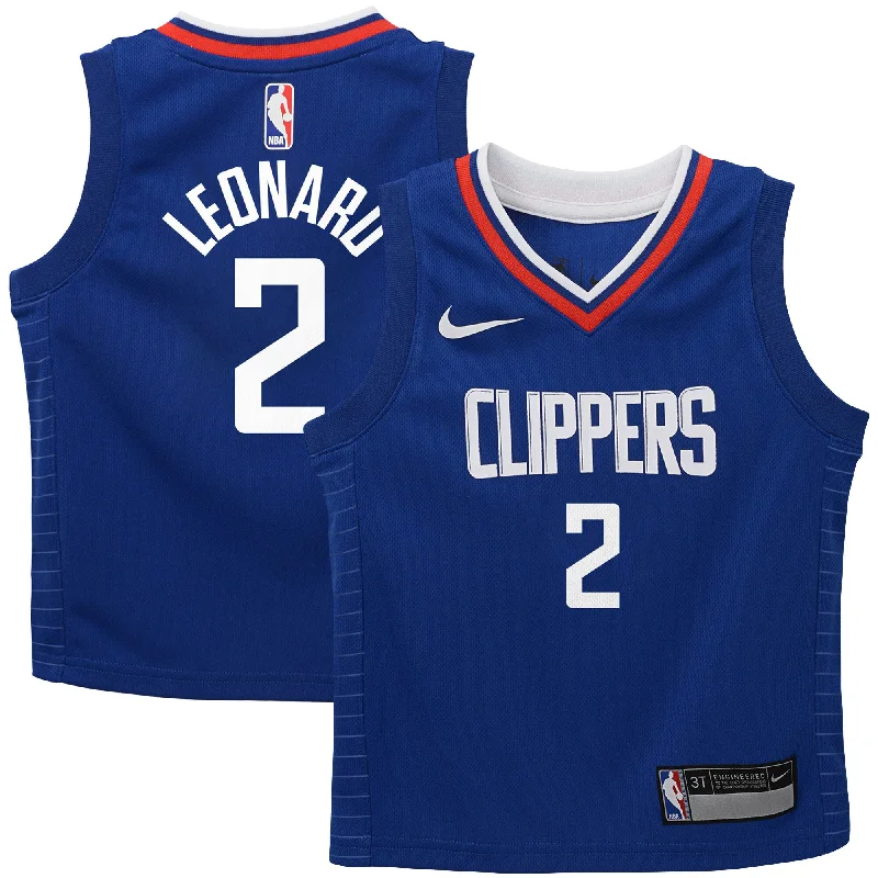 Kawhi Leonard La Clippers 2020/21 Basketball Jersey - Icon Edition - Royal