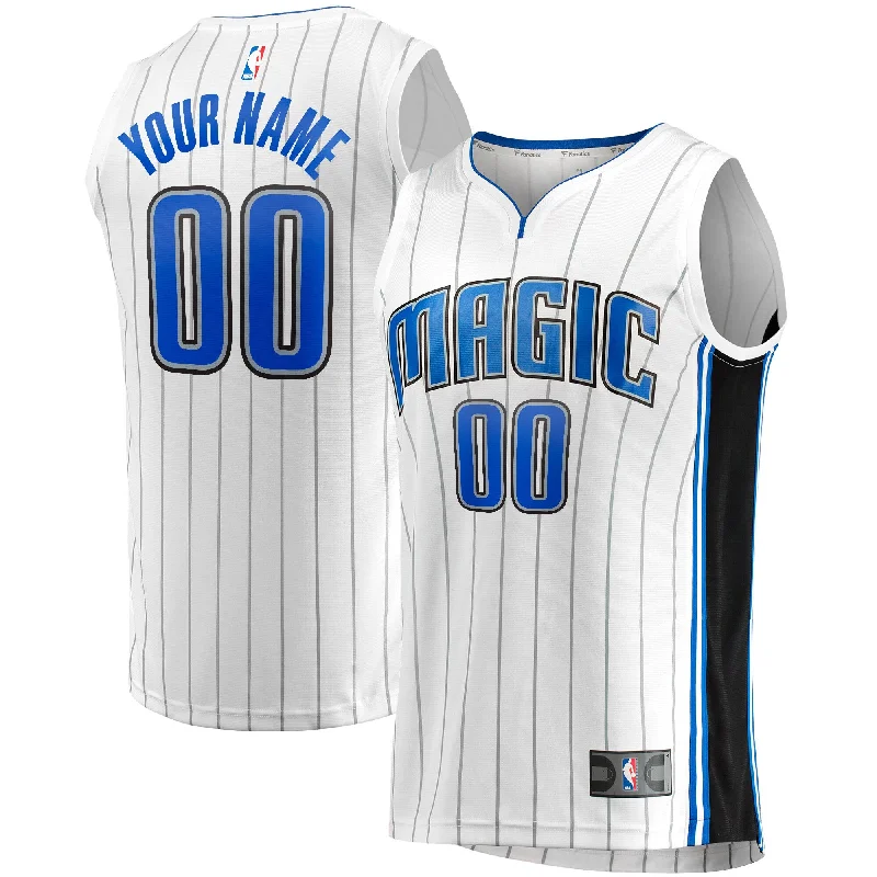 Orlando Magic Branded Youth Fast Break Custom Basketball Jersey - Association Edition - White