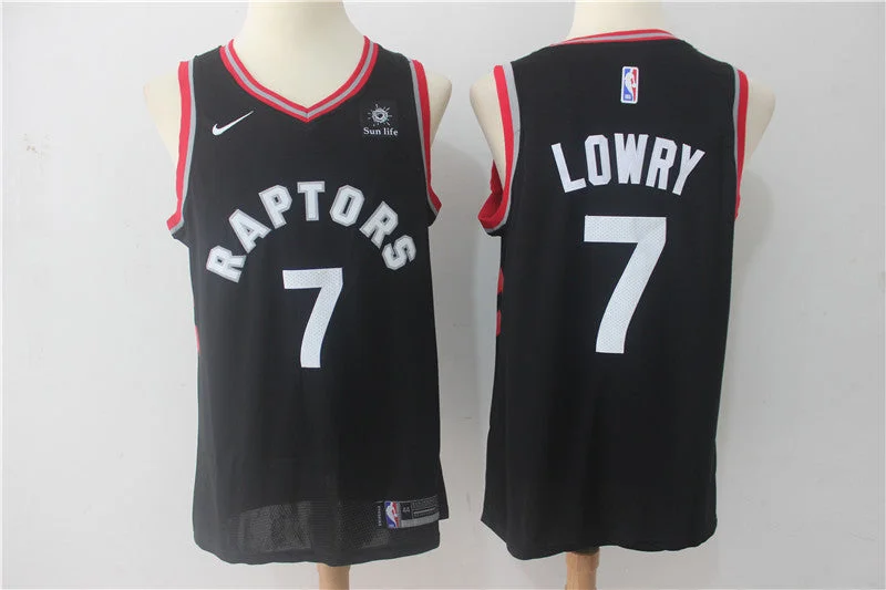 Raptors 7 Kyle Lowry Black Youth Swingman Basketball Jersey