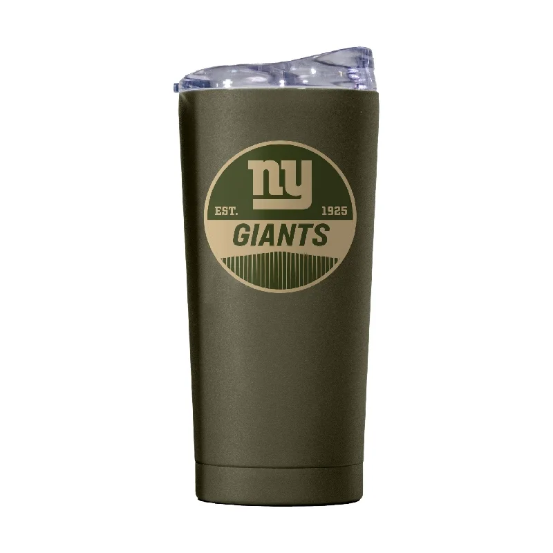 New York Giants 20oz Badge Powder Coat Tumbler