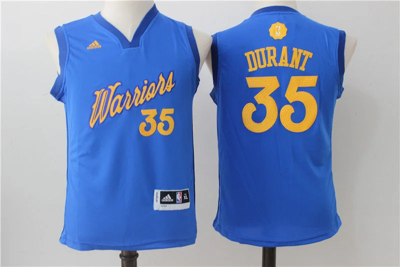 Warriors 35 Kevin Durant Youth 2016 Christmas Day Swingman Basketball Jersey