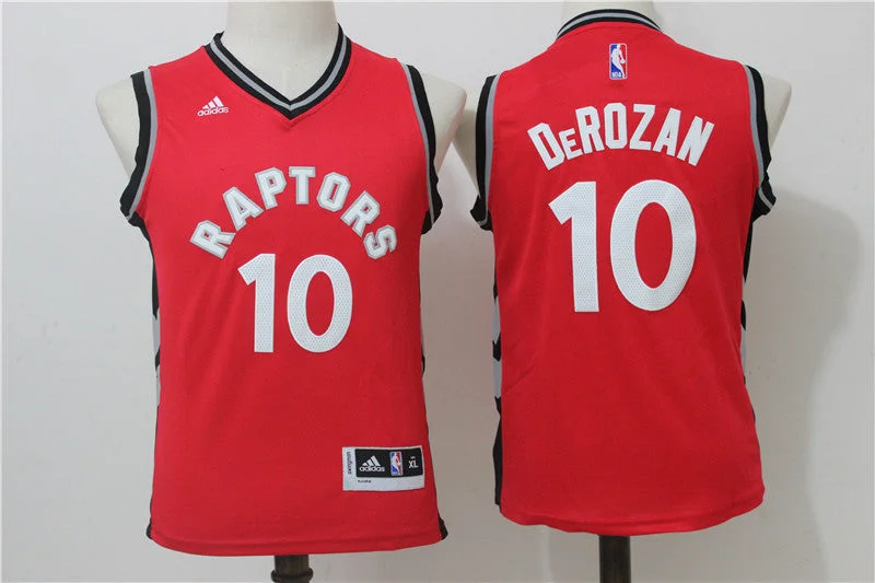 Raptors 10 DeMar DeRozan Red Youth Swingman Basketball Jersey