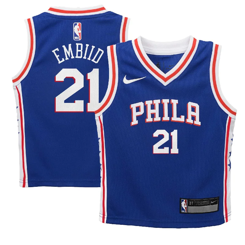 Joel Embiid Philadelphia 76ers Swingman Player Basketball Jersey - Icon Edition - Royal