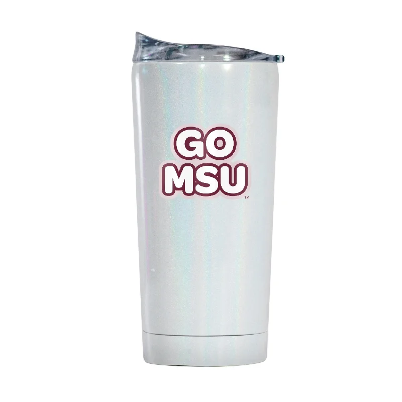 Mississippi State 20oz Bubble Iridescent Tumbler