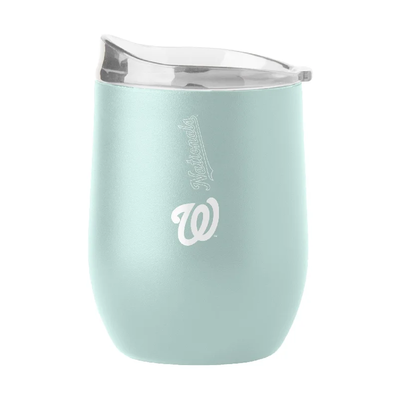 Washington Nationals 16oz Vertical Powder Coat Curved Beverage