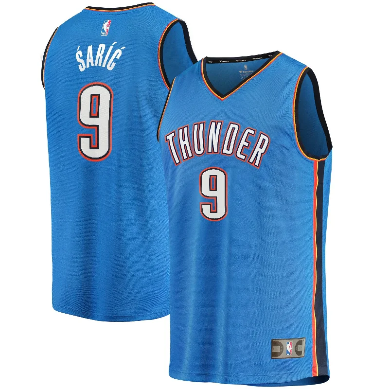 Dario Saric Oklahoma City Thunder Branded Youth Fast Break Player Basketball Jersey - Icon Edition - Blue