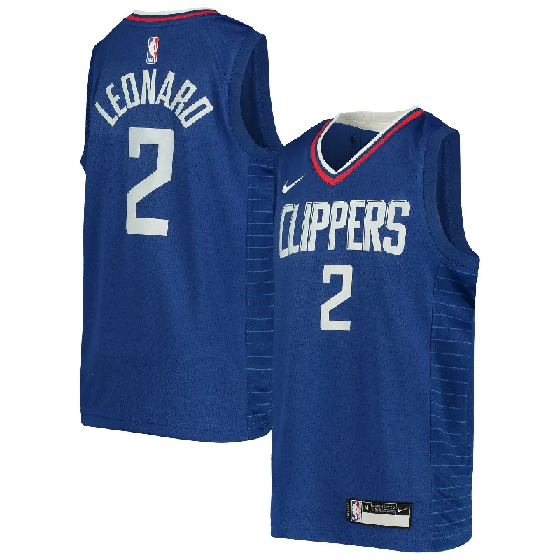 Kawhi Leonard La Clippers Youth Swingman Basketball Jersey - Icon Edition - Royal