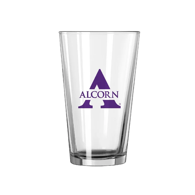 Alcorn State 16oz Logo Pint Glass