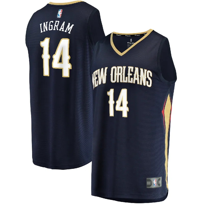 Brandon Ingram New Orleans Pelicans Branded Youth Fast Break Basketball Jersey Navy - Icon Edition