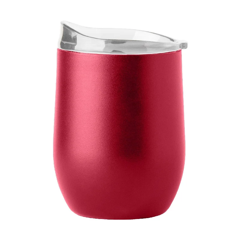 Plain Cardinal 16oz Powder Coat Curved Beverage