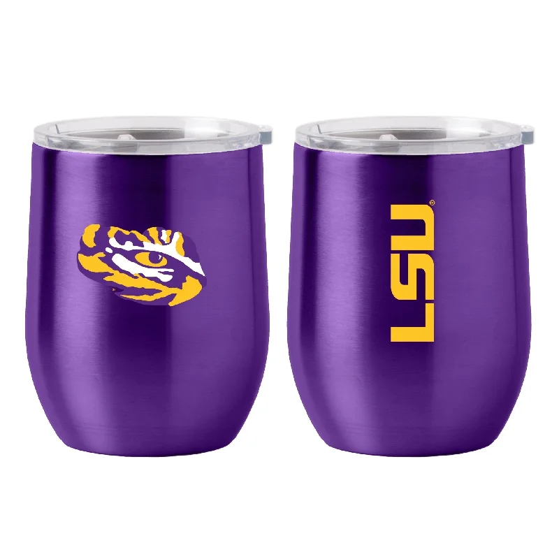 LSU 16oz Gameday Stainless Curved Beverage