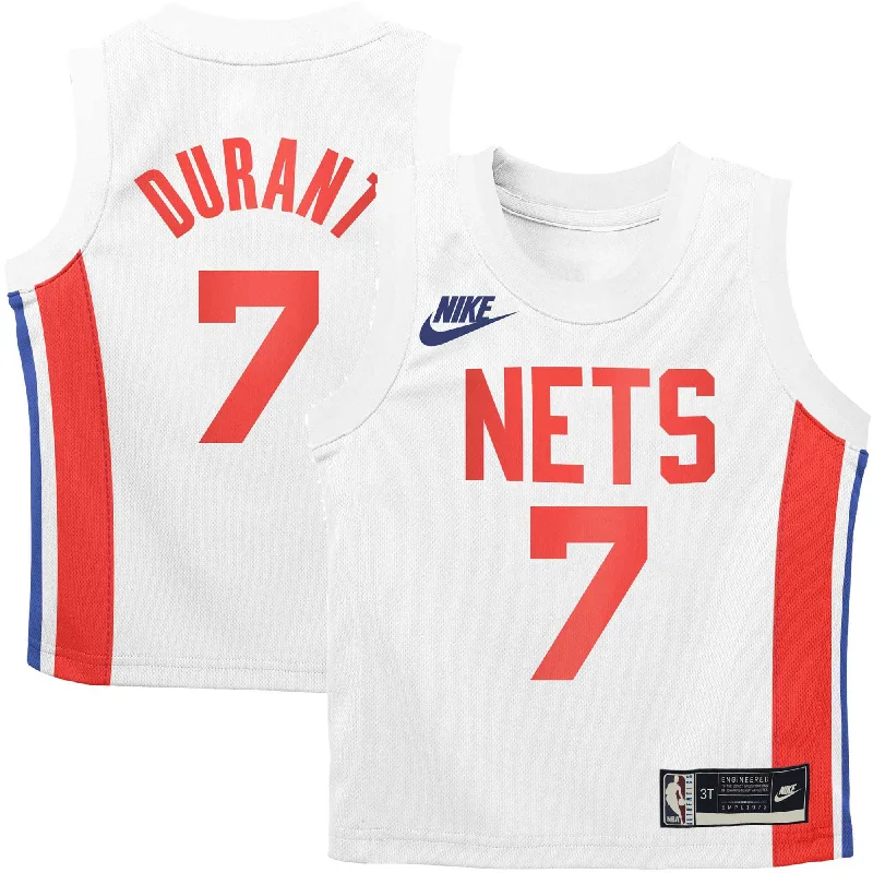 Kevin Durant Brooklyn Nets Preschool 2022/23 Swingman Basketball Jersey White - Classic Edition