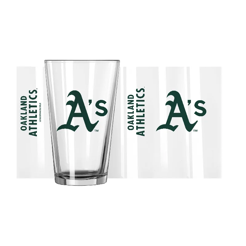 Oakland Athletics 16oz Gameday Pint Glass