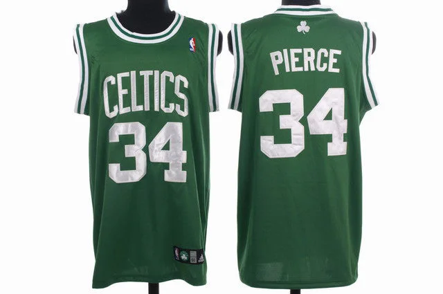 Celtics 34 Pierce Green Youth Basketball Jersey