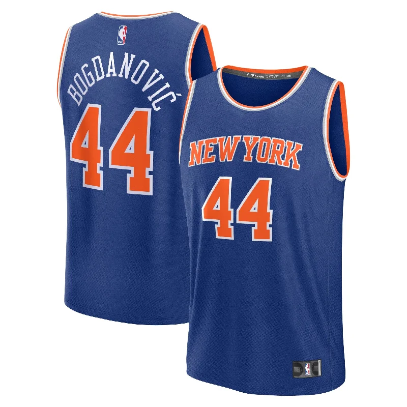 Bojan Bogdanovic New York Knicks Branded Youth Fast Break Player Basketball Jersey - Icon Edition - Royal