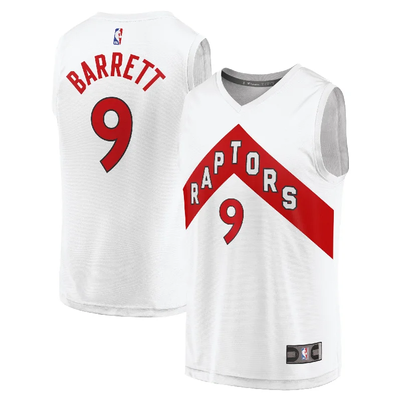 Rj  Toronto Raptors Branded Youth Fast Break Player Basketball Jersey - Association Edition - White