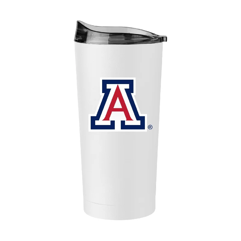 Arizona 20oz Gameday White Powder Coat Tumbler