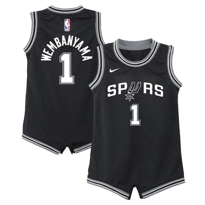 Victor Wembanyama San Antonio Spurs Infant Swingman Player Basketball Jersey - Icon Edition - Black