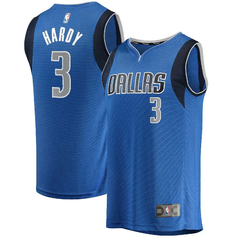 Jaden Hardy Dallas Mavericks Branded Youth Fast Break Player Basketball Jersey - Icon Edition - Blue