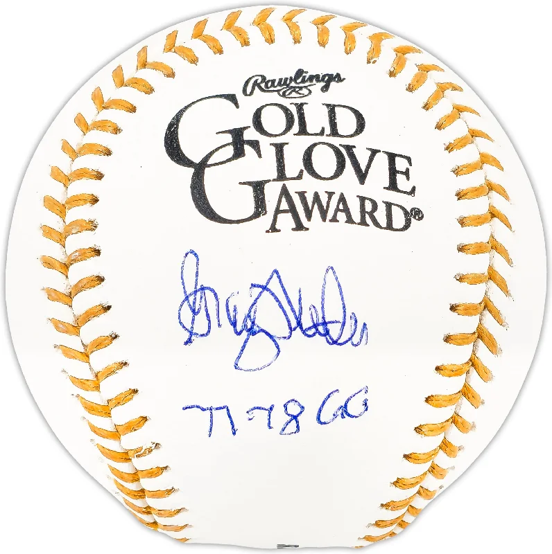 Graig Nettles Autographed Official Gold Glove Logo MLB Baseball New York Yankees "77 & 78 GG" Beckett BAS Witness