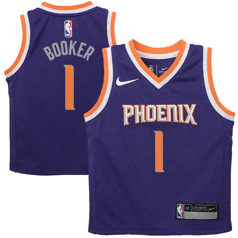 Devin Booker Phoenix Suns Preschool Basketball Jersey Purple - Icon Edition