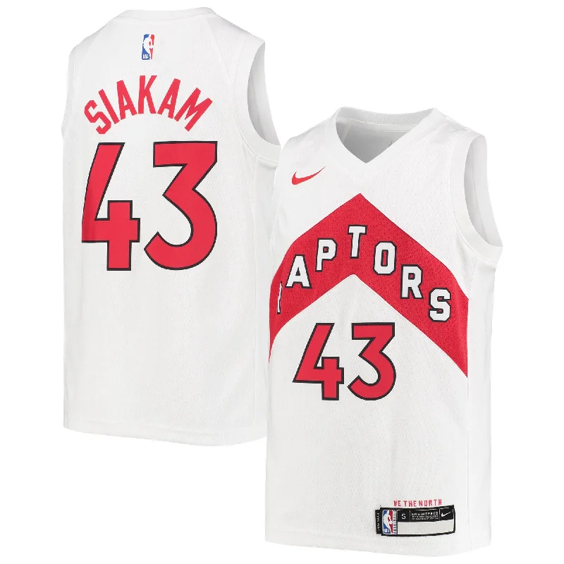 Pascal Siakam Toronto Raptors Youth Swingman Basketball Jersey - Association Edition - White