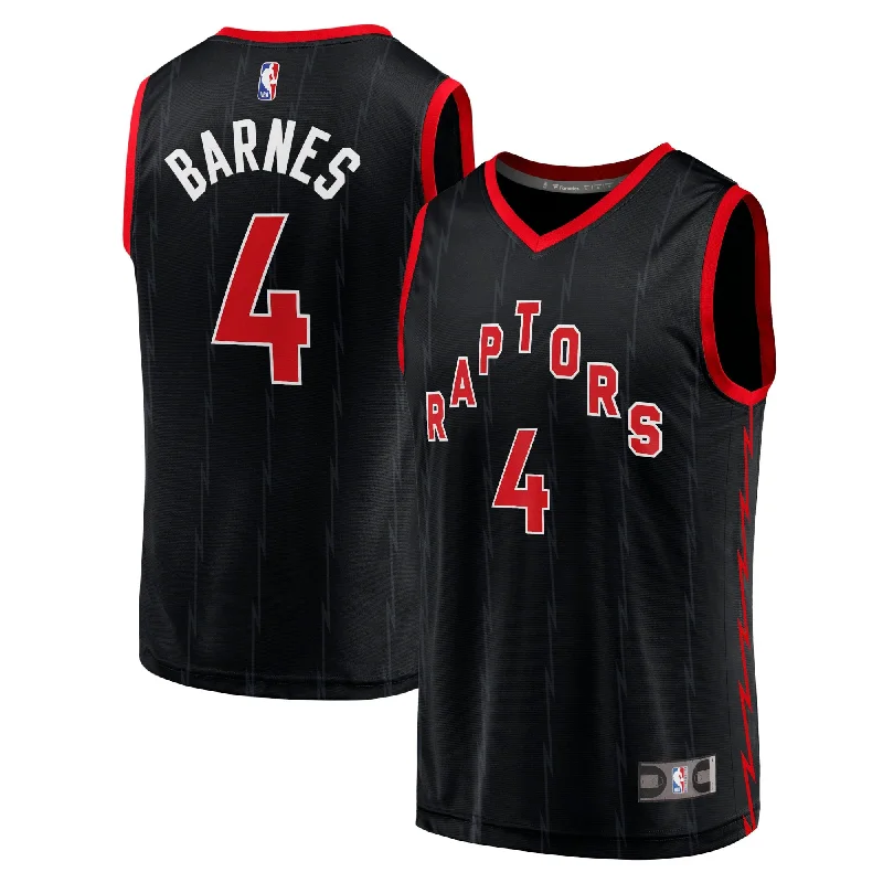 Scottie Barnes Toronto Raptors Branded Youth Fast Break Player Basketball Jersey - Statement Edition - Black