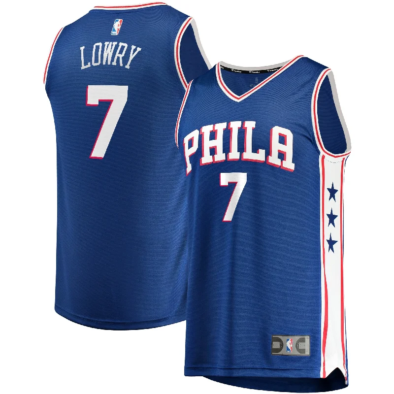 Kyle Lowry Philadelphia 76ers Branded Youth Fast Break Player Basketball Jersey - Icon Edition - Royal