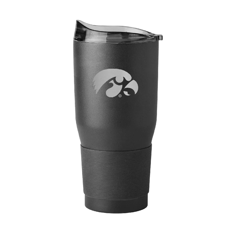 Iowa 30oz Black Powder Coat Tumbler